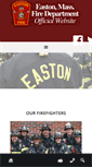 Mobile Screenshot of eastonfire.com