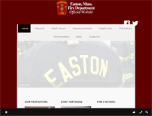 Tablet Screenshot of eastonfire.com